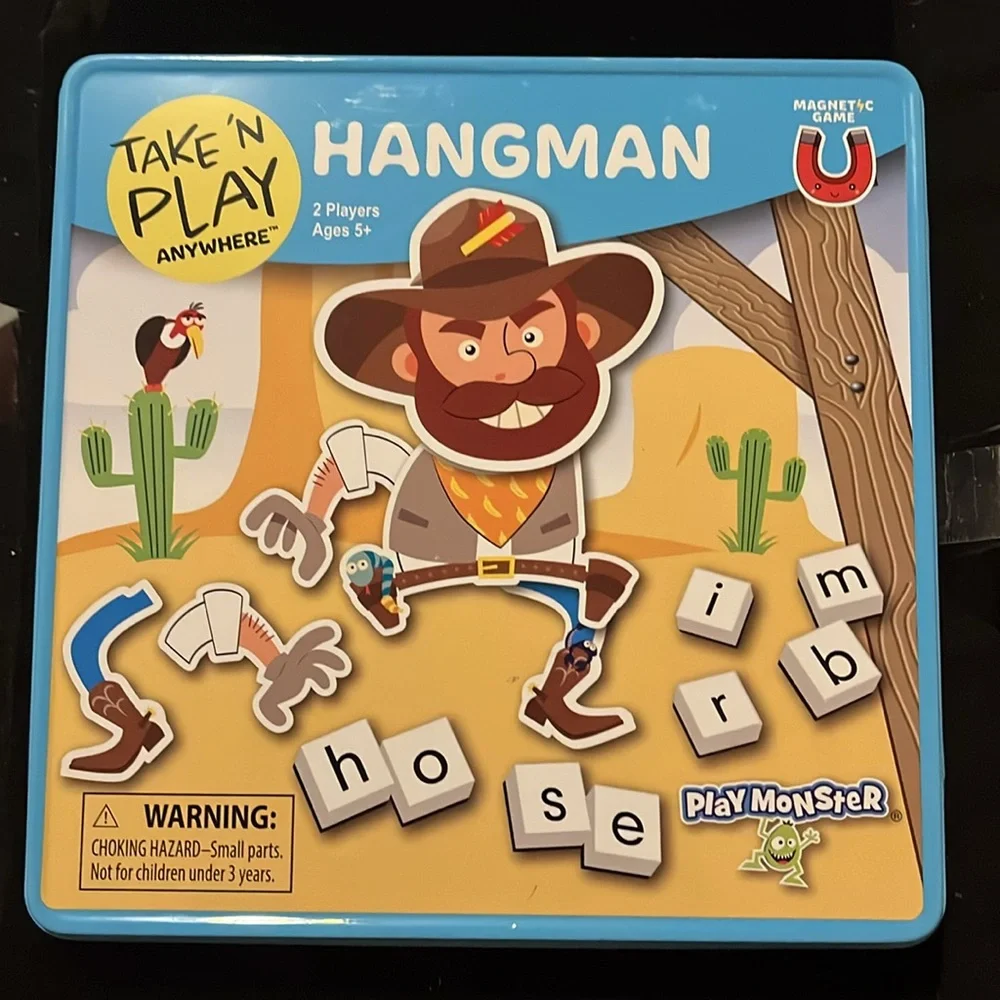 Take 'N Play Hangman Game - Blue